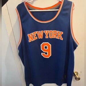 NY Knicks Barrett Basketball Jersey, XL